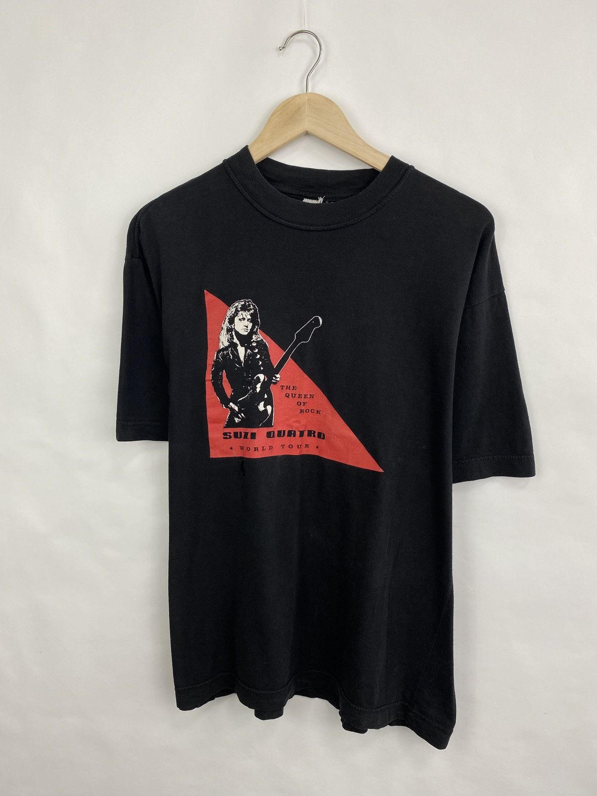 Band Tees × Vintage Vintage 90 Suzi Quatro The Queen of Rock t-shirt Size US L / EU 52-54 / 3 - 3 Thumbnail