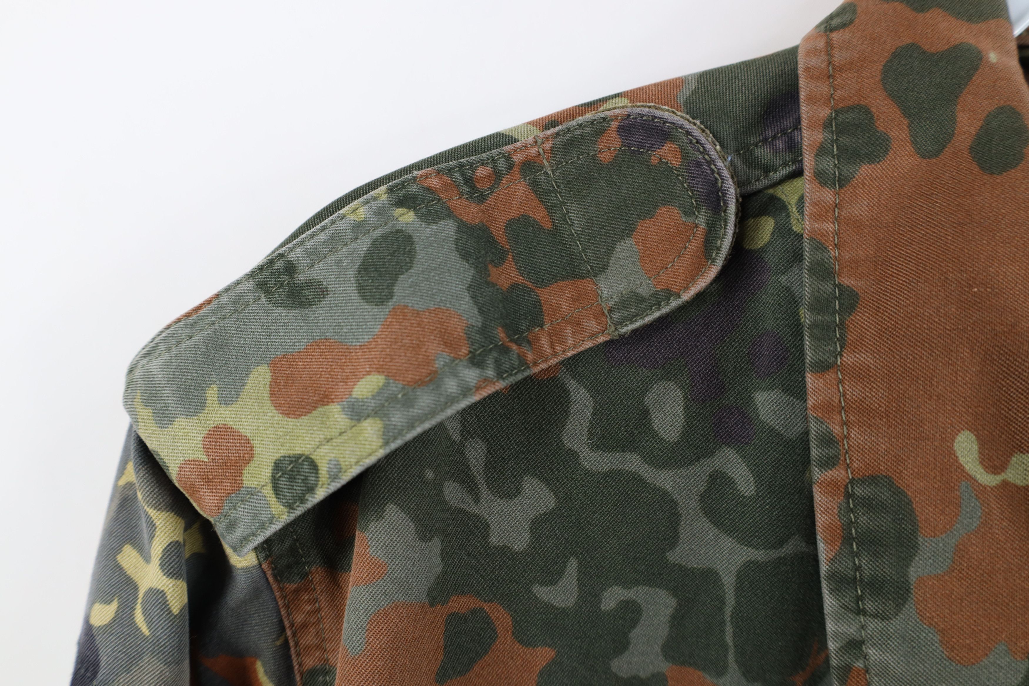 Vintage Vintage 90s German Military Camouflage Shirt Field Jacket Size US L / EU 52-54 / 3 - 7 Thumbnail