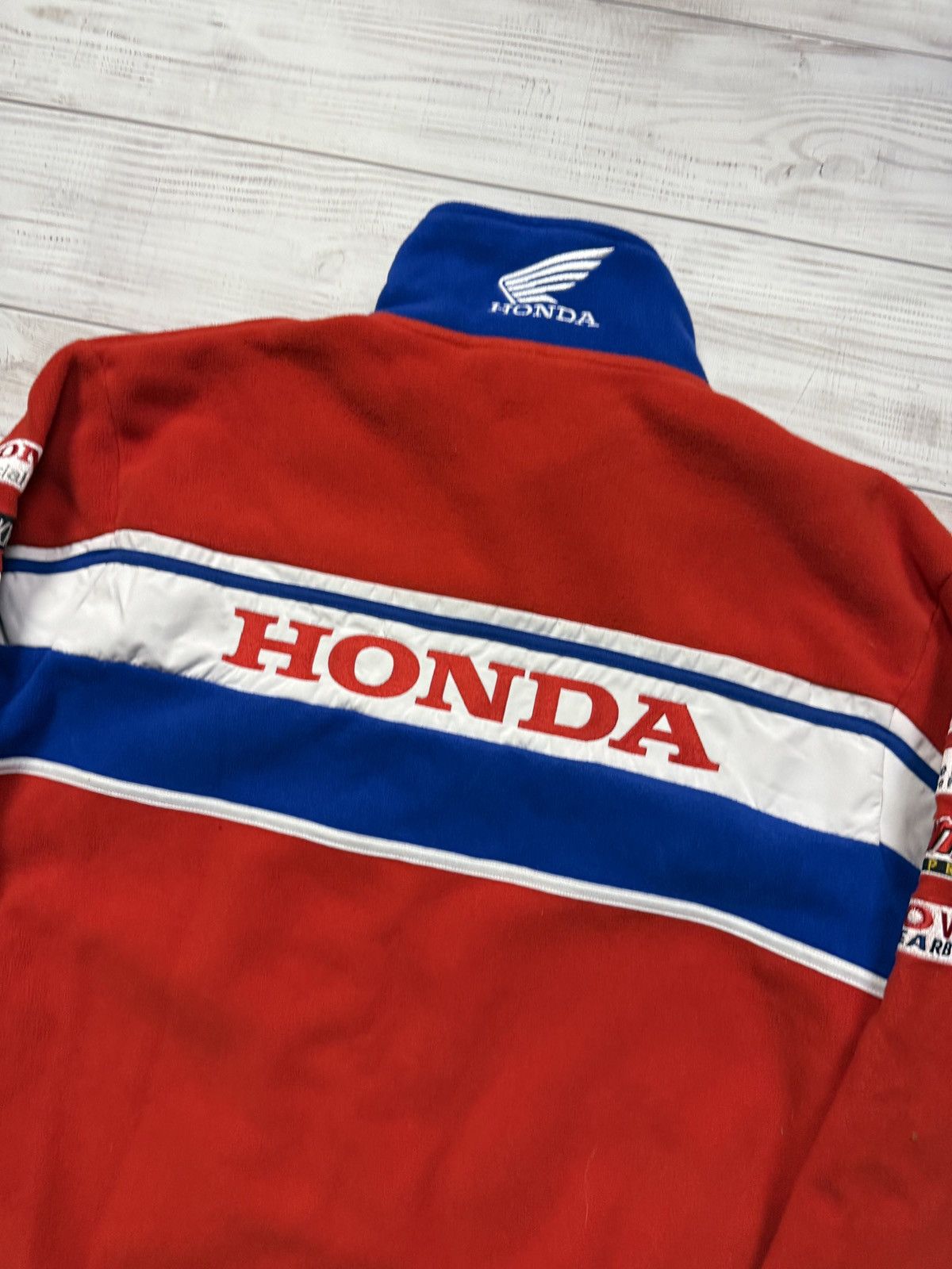 Honda Vintage Honda Racing Fleece Jacket World Racing F1 Y2K Size US M / EU 48-50 / 2 - 7 Thumbnail
