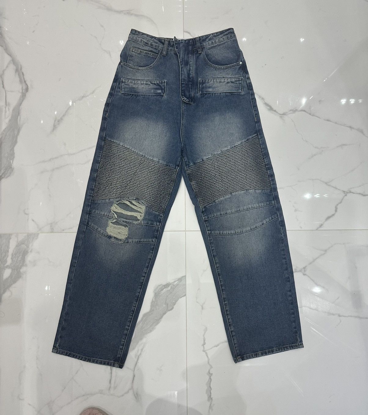 Balmain Haunted Starbucks Baggy Balmain Jeans Size US 30 / EU 46 - 5 Thumbnail