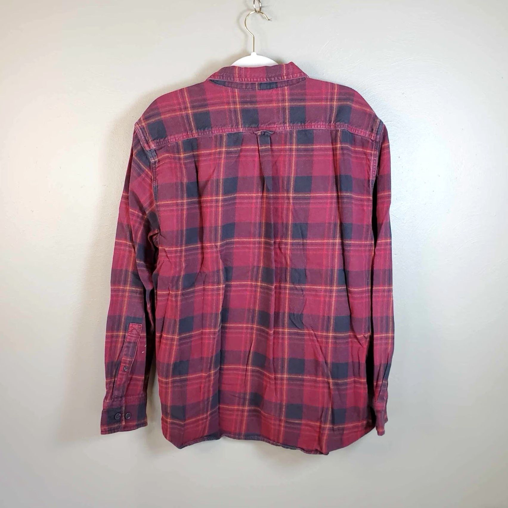 Eddie Bauer Eddie Bauer Big 2X Mens Button-Up Buffalo Plaid Shirt Grunge Distress Flaw Mark Multicolor Long Sleeve Size US XXL / EU 58 / 5 - 4 Thumbnail