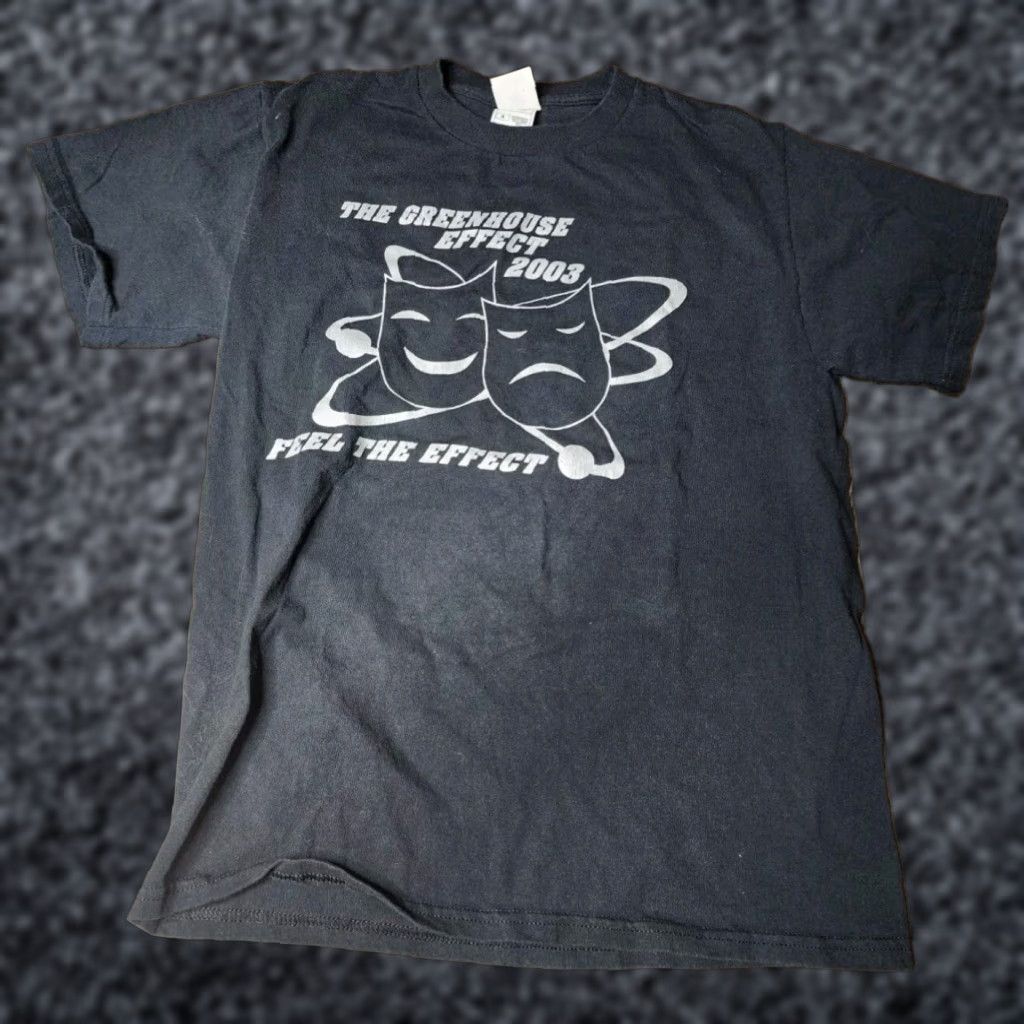 Fruit Of The Loom VINTAGE 90s Fruit of the Loom Mens Graphic Print T Shirt Black M Size US M / EU 48-50 / 2 - 1 Thumbnail
