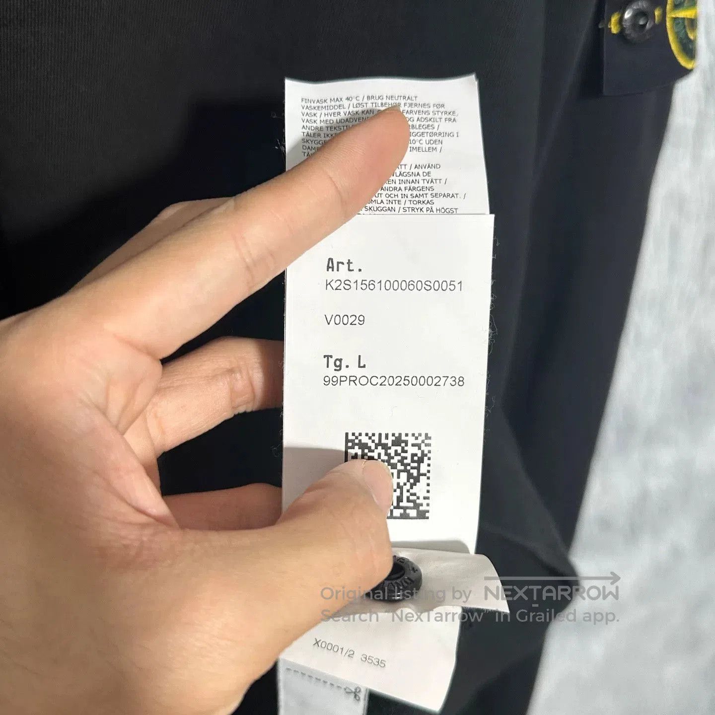 Stone Island stone island black crew neck sweatshirt L. Size US L / EU 52-54 / 3 - 8 Thumbnail