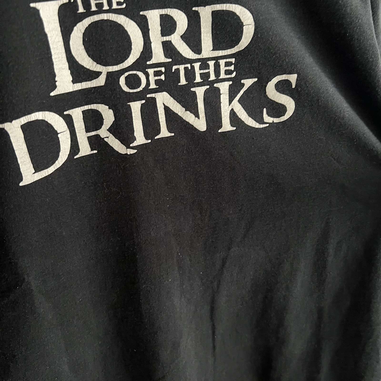 Band Tees Vintage Lord of the Drinks T Shirt Sz L Size US L / EU 52-54 / 3 - 6 Thumbnail
