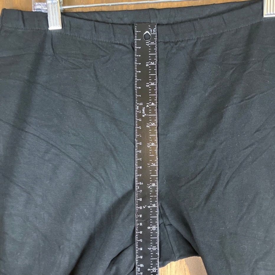 Talbots Talbots Black Petite Pull On Mid Rise Slim Straight Leg Stretch Pants Womens PM Size 24" / US 00 / IT 34 - 7 Thumbnail