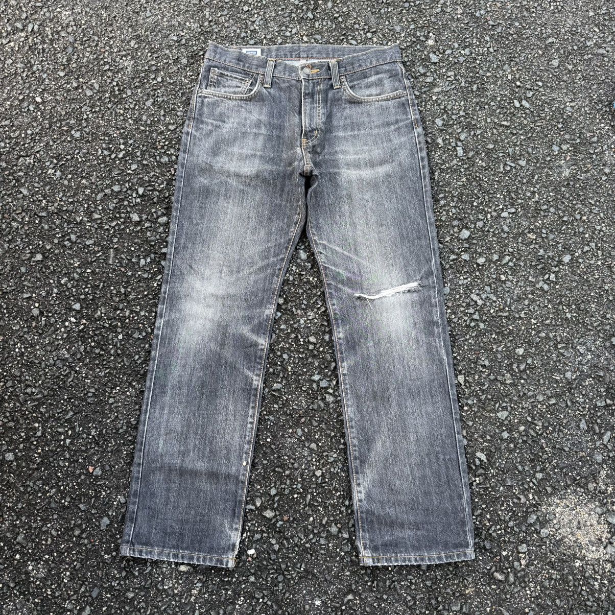 Edwin W33 VINTAGE EDWIN DENIM RIPPEP BLACK JEANS PANTS Size US 33 - 1 Thumbnail