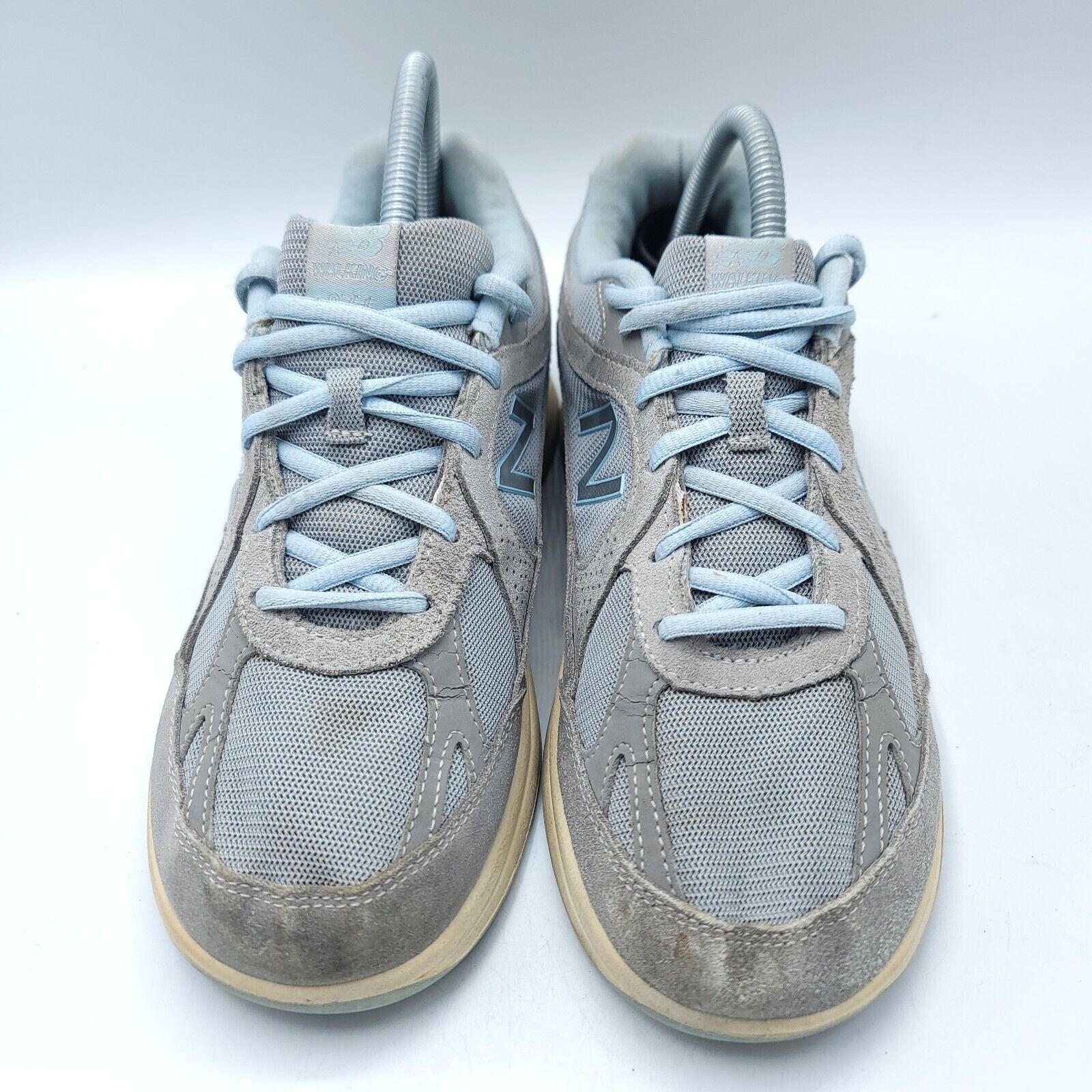 New Balance New Balance 877 Shoe Womens Size 8.5 Gray Blue White Size US 8.5 / IT 38.5 - 2 Thumbnail