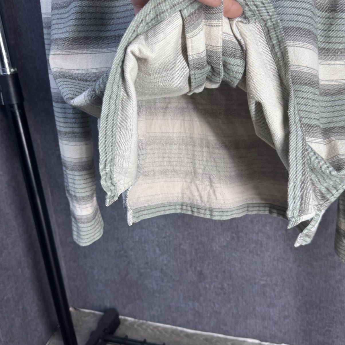Allsaints Vintage Allsaints flannel shirt striped streetwear Y2K Size US XL / EU 56 / 4 - 10 Thumbnail