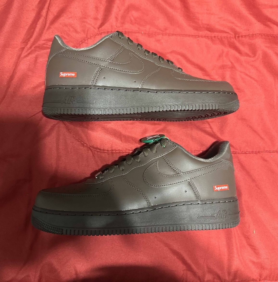 Nike × Supreme Nike Supreme x Air Force 1 Low 'Box Logo - Baroque Brown' Size US 10 / EU 43 - 1 Thumbnail