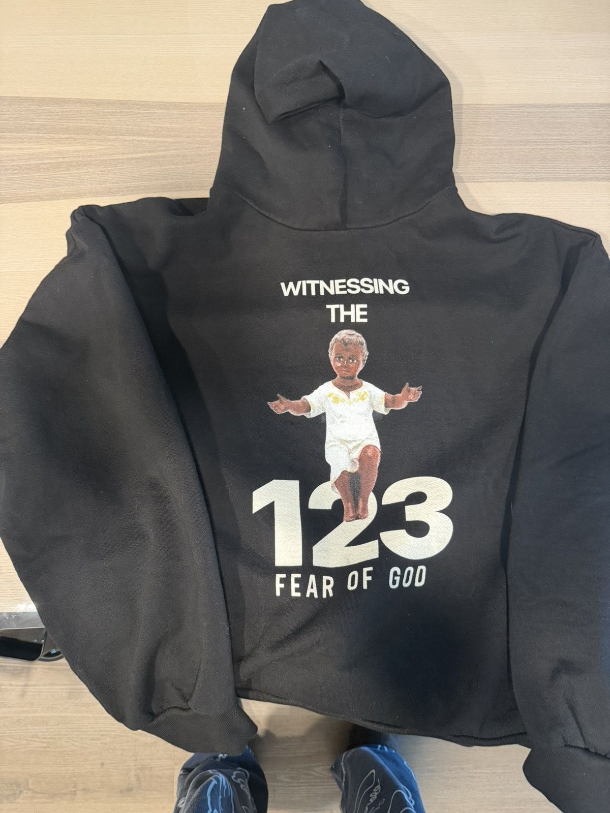 Fear of God × RRR-123 Fear of God x rrr123 witness Hoodie | Grailed