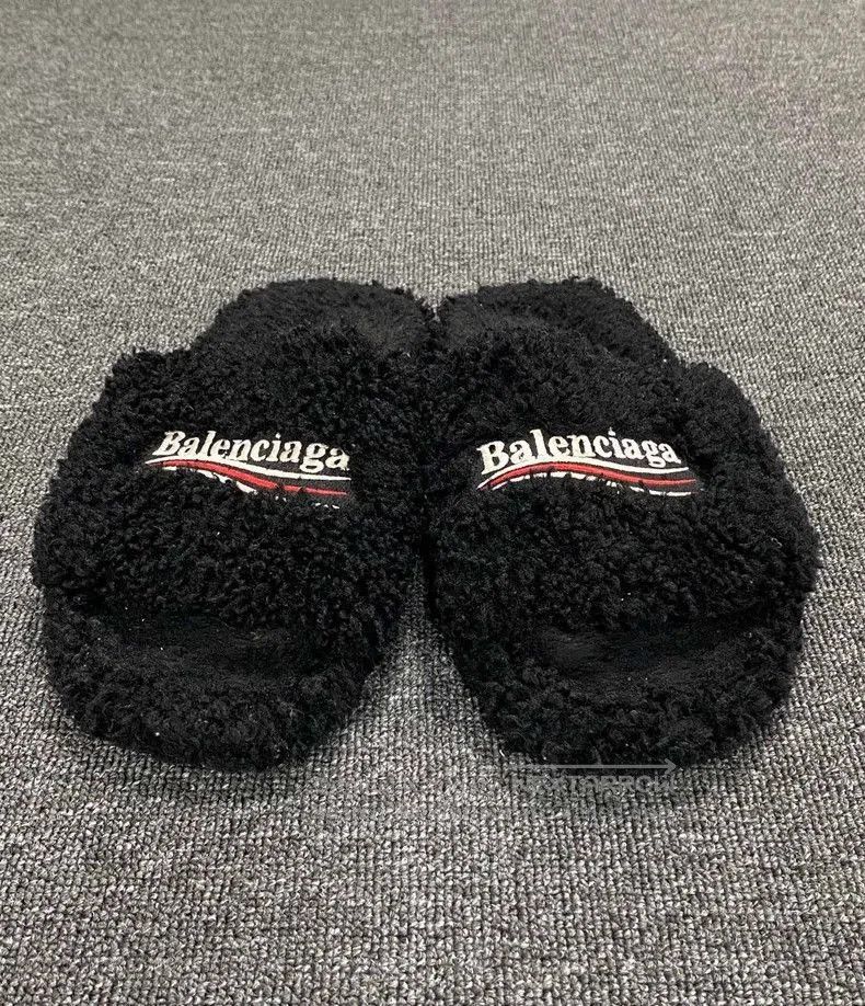 Balenciaga Balenciaga Wave Slide Sandals Black Color. Size US 8 / IT 38 - 4 Thumbnail
