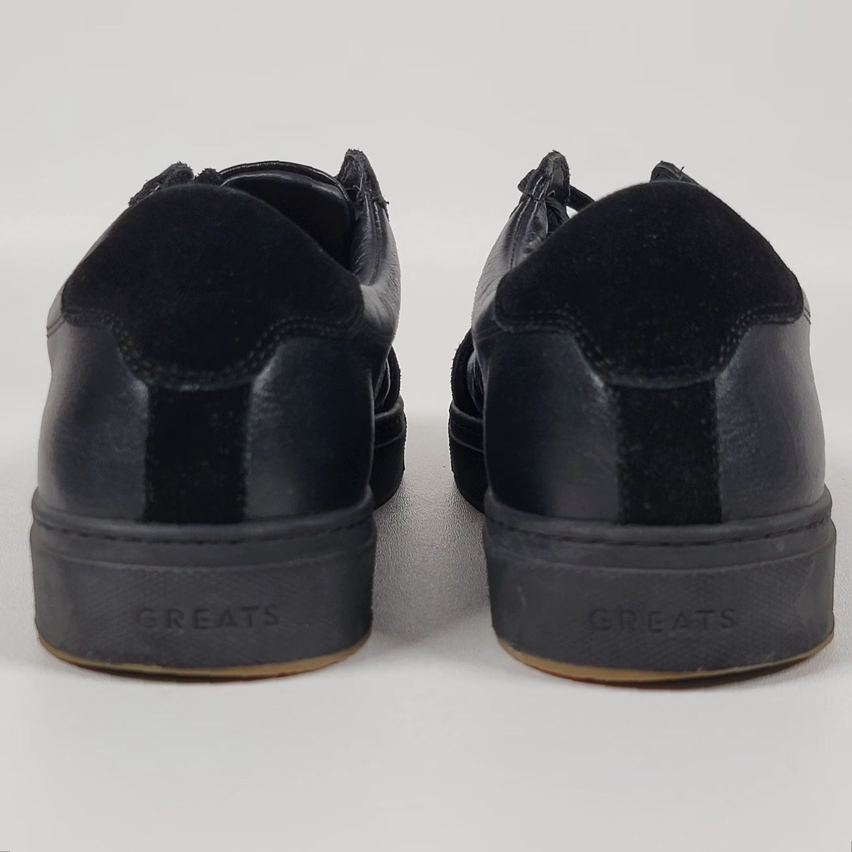 Greats GREATS The Court Leather Sneaker Men Size 10 Black Made in Italy Margom Size US 11 / EU 44 - 6 Thumbnail
