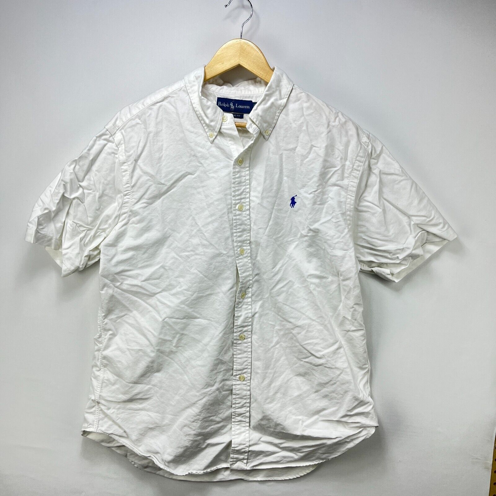 Polo Ralph Lauren × Vintage Vintage Polo Ralph Lauren Button Up Pony Short Sleeve XL Size US XL / EU 56 / 4 - 1 Thumbnail