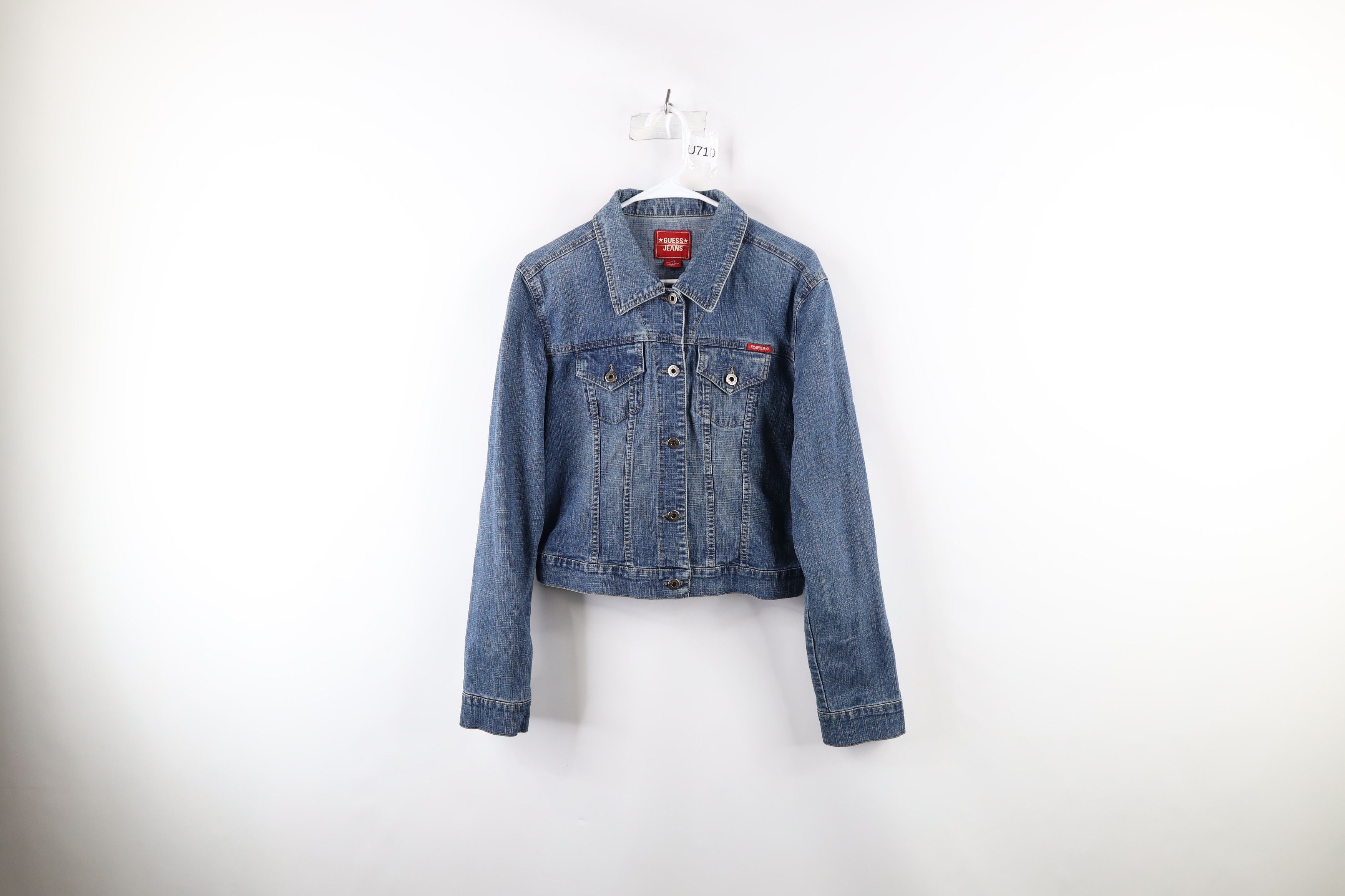 Vintage 90s Guess leather flannel jacket