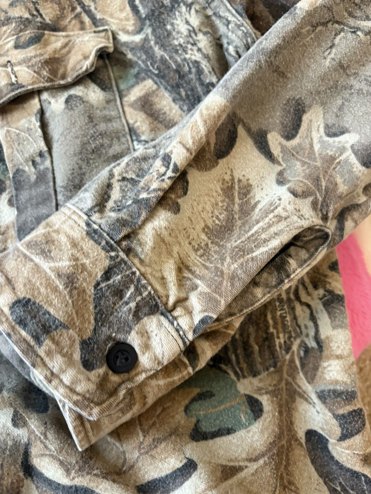 Vintage Vintage Real Tree button up jacket Size US L / EU 52-54 / 3 - 5 Thumbnail