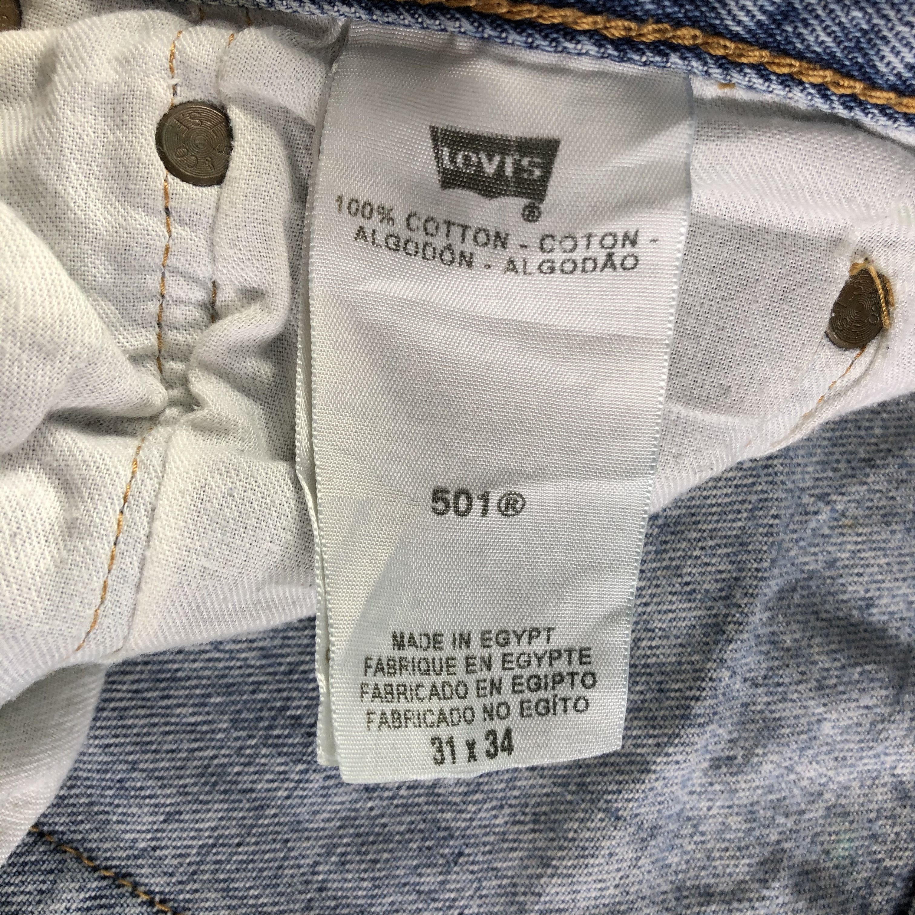 Levi's Vintage Light Wash Levis 501 Jeans-J3340 Size US 31 - 13 Thumbnail