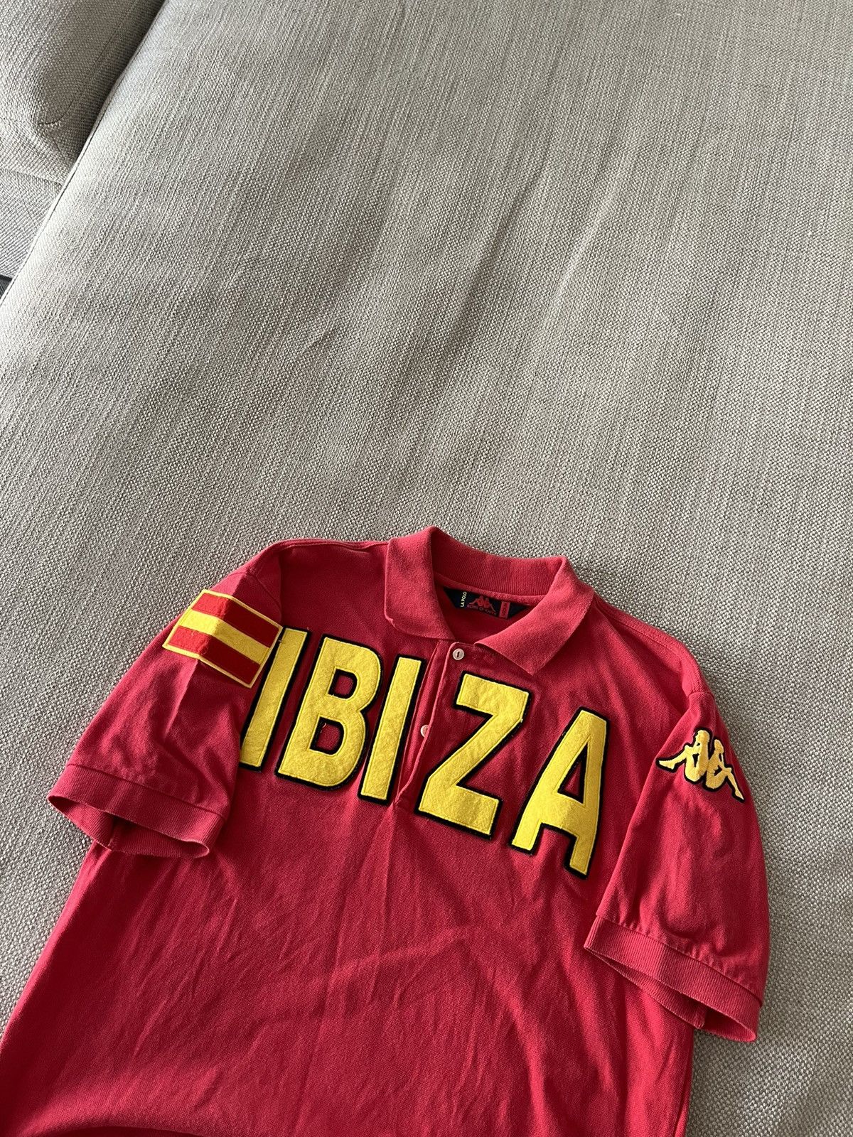 Kappa × Vintage Vintage 💥 Kappa Ibiza Polo T-Shirt Spain style Ralph Size US M / EU 48-50 / 2 - 3 Thumbnail