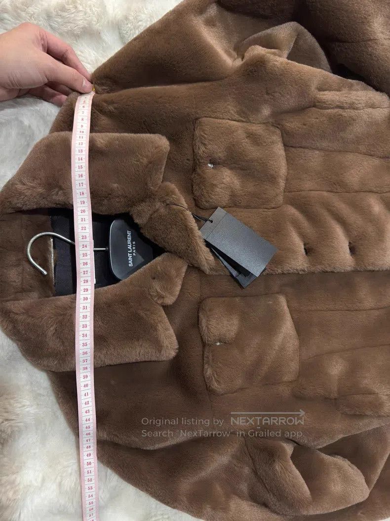 Saint Laurent Paris Saint Laurent Paris Caramel Teddy Fur Jacket Size US M / EU 48-50 / 2 - 7 Thumbnail