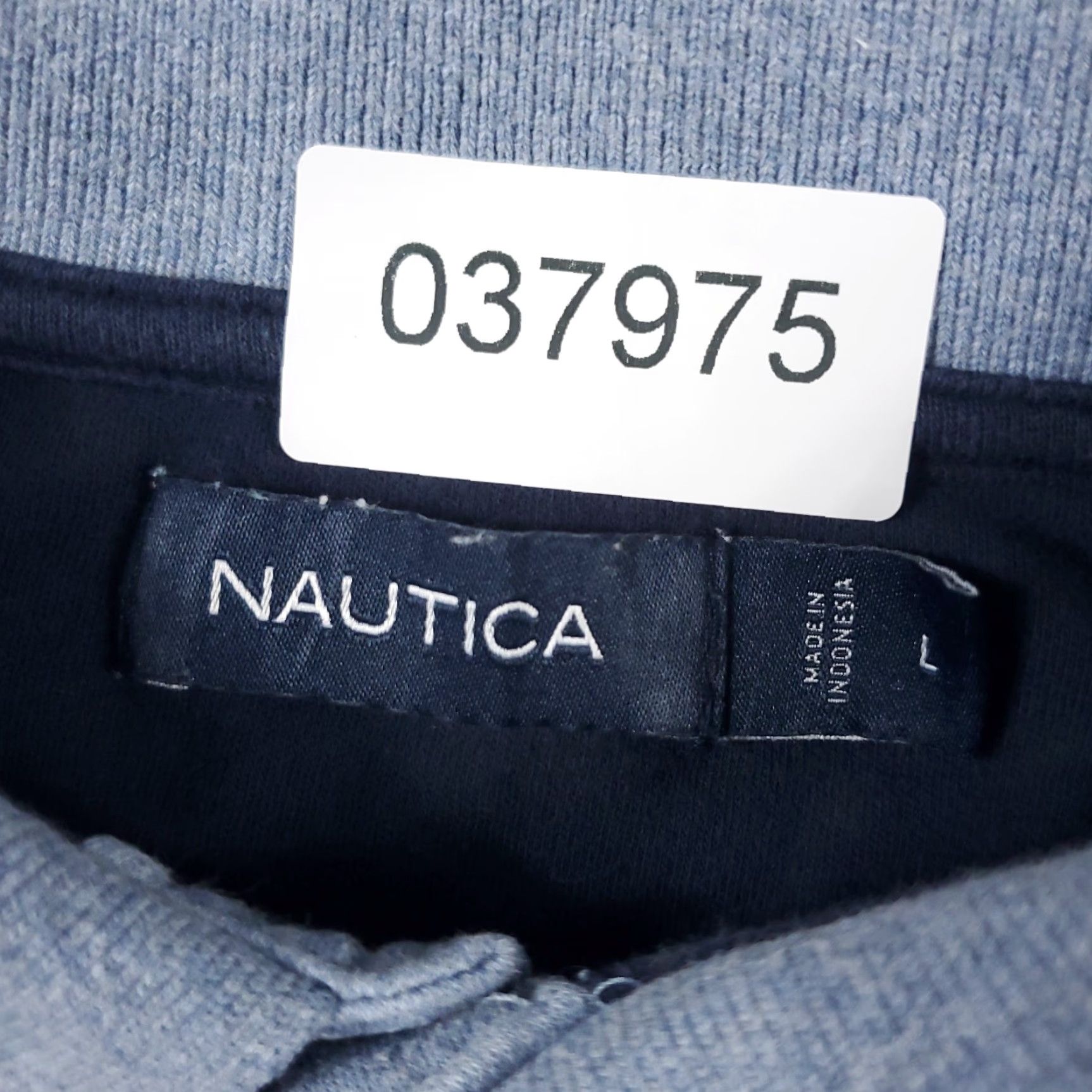 Nautica VINTAGE Nautica Polo Shirt Men Large Short Sleeve Blue Casual Golf 90s Men Size US L / EU 52-54 / 3 - 7 Thumbnail