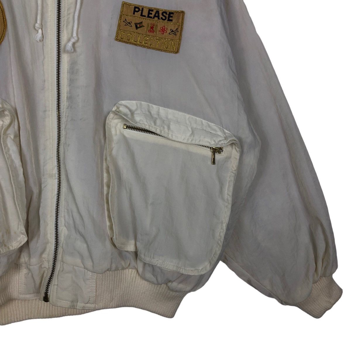 Japanese Brand 🔥Rare Bomber Jacket Big Logo Collect Call Issey Miyake Size US M / EU 48-50 / 2 - 4 Thumbnail