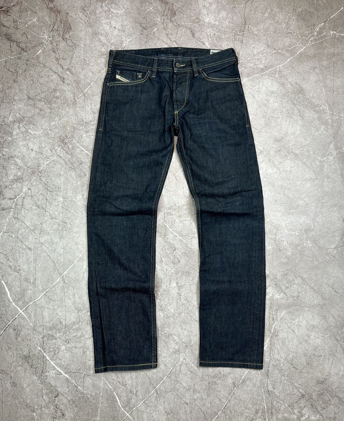 Diesel × Vintage OOs Diesel Industries Black Dark Wash Straight Jeans Size 30 Size US 30 / EU 46 - 1 Thumbnail