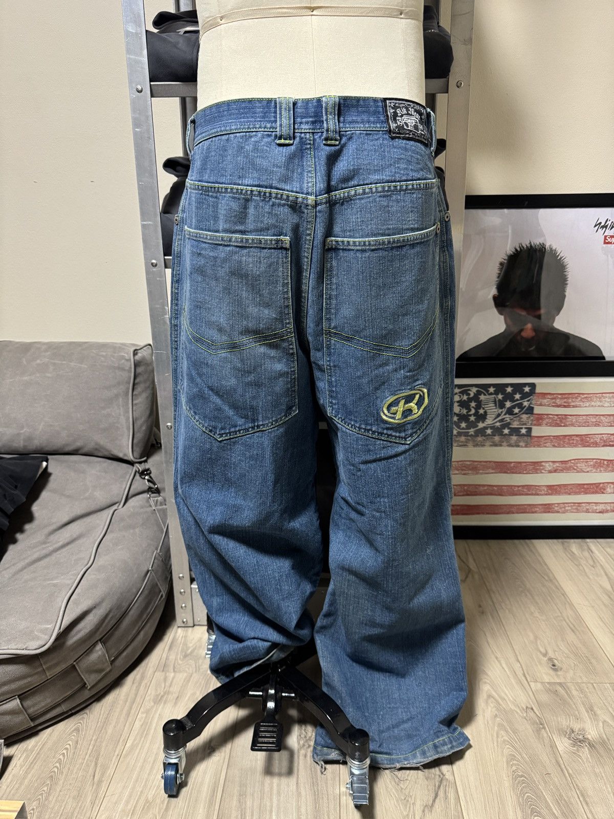 Vintage Y2K 00's Kikwear Baggy Denim Jeans