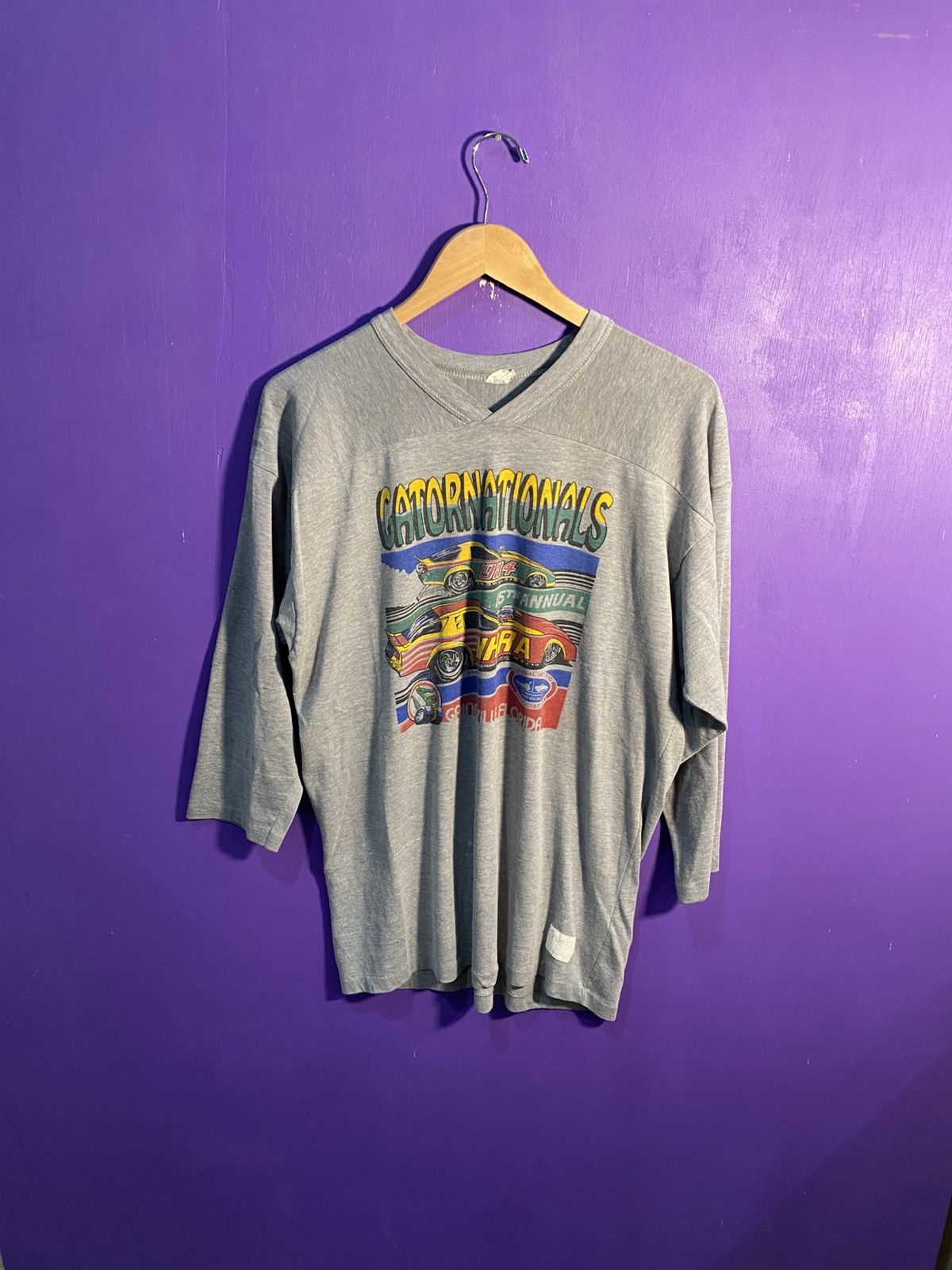 Other Vintage 80s NHRA gator nationals racing long-sleeve Size US L / EU 52-54 / 3 - 1 Thumbnail
