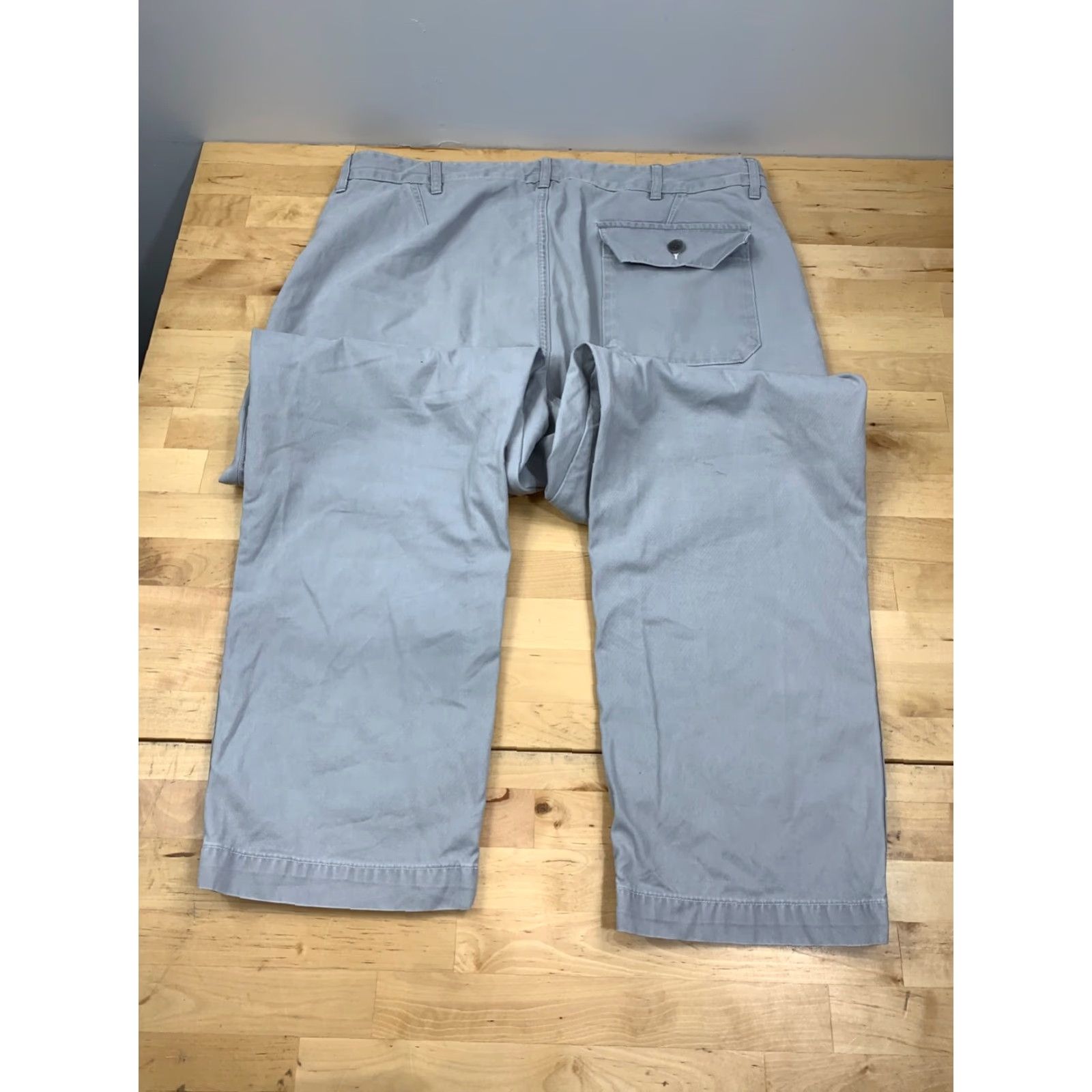 Outerknown Outerknown Mens Chino Pants Gray 33x30 Casual Pants Men's Gray Chino 33 30 Straight 33 Size US 33 - 4 Thumbnail
