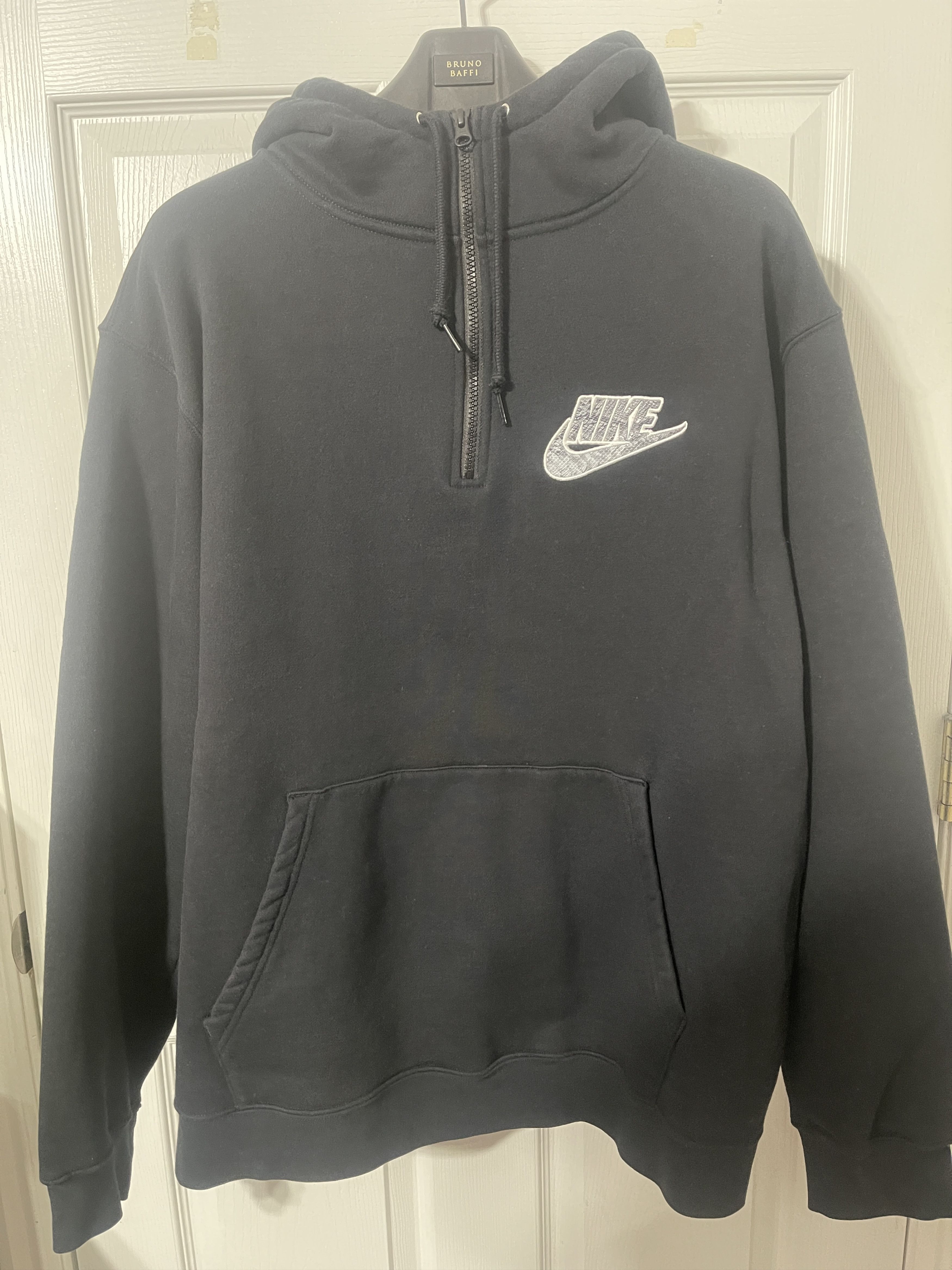 Nike × Supreme Supreme Nike Half Zip Hooded Sweatshirt | Grailed