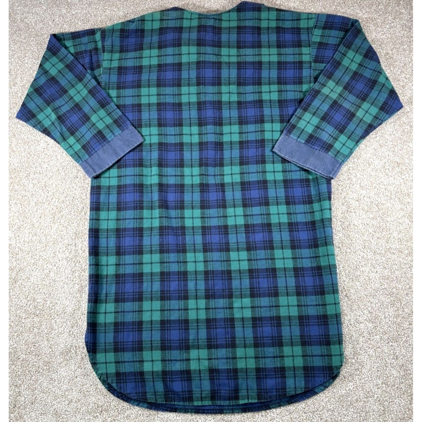 Vintage VINTAGE JJ Skivvee Flannel Pajama Nightshirt Plaid Cabincore • Men’s Large Size US L / EU 52-54 / 3 - 5 Thumbnail