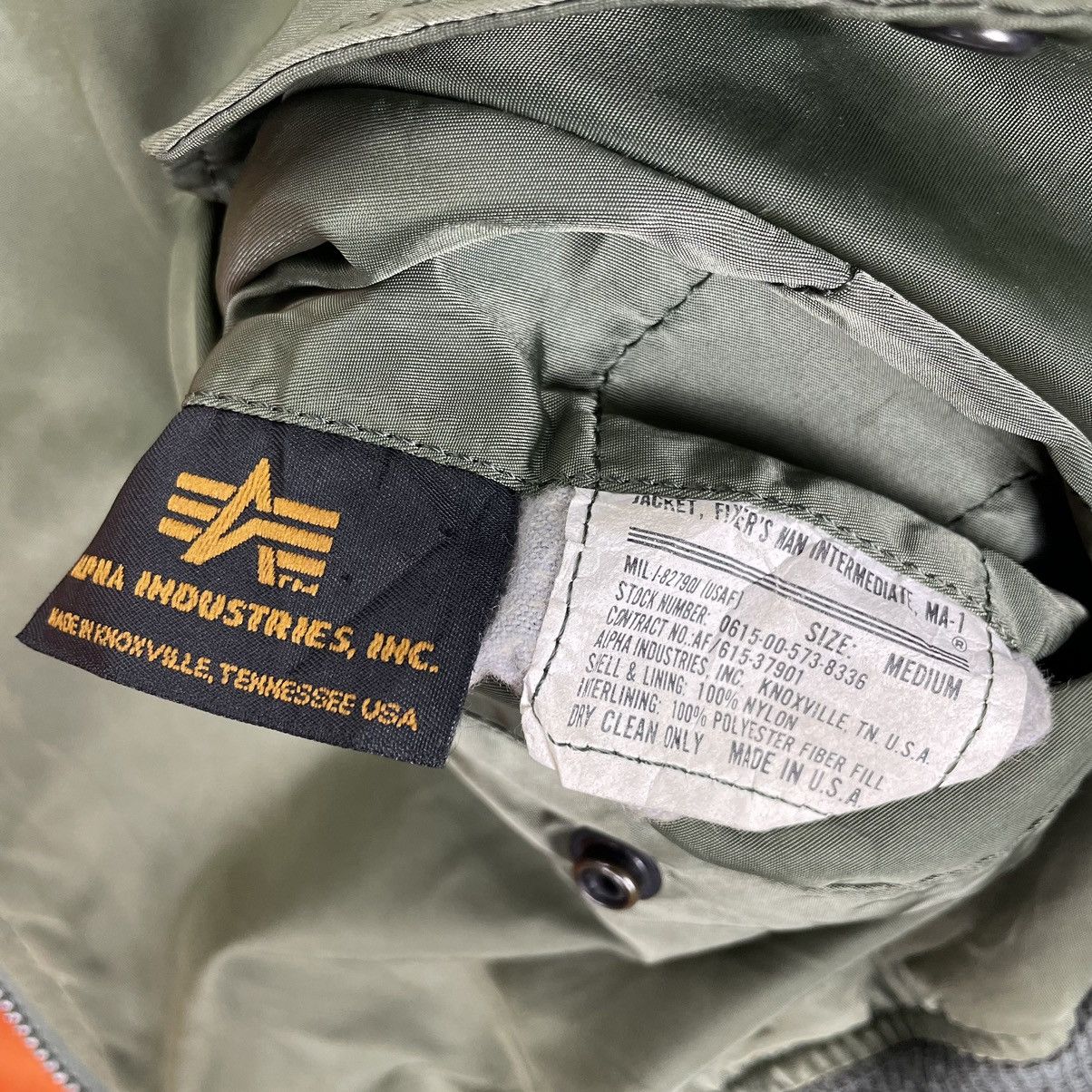 Alpha Industries ❄️ALPHA INDUSTRIES MA-1 FLYERS BOMBER VARSITY RIOT JACKET Size US M / EU 48-50 / 2 - 10 Thumbnail