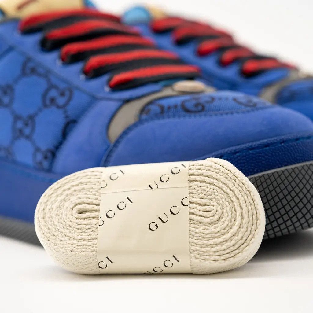 Gucci Gucci Screener Sneaker 'GG Monogram' - Imperial Blue Size 43 Size US 10 / EU 43 - 2 Thumbnail