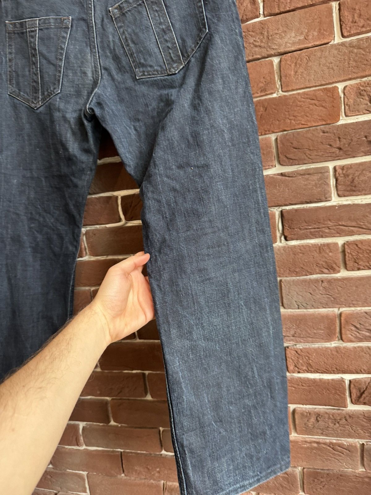 Burberry BURBERRY SWAINE Tapered Leg DENIM JEANS Pants 33x32 Blue Size US 33 - 11 Thumbnail