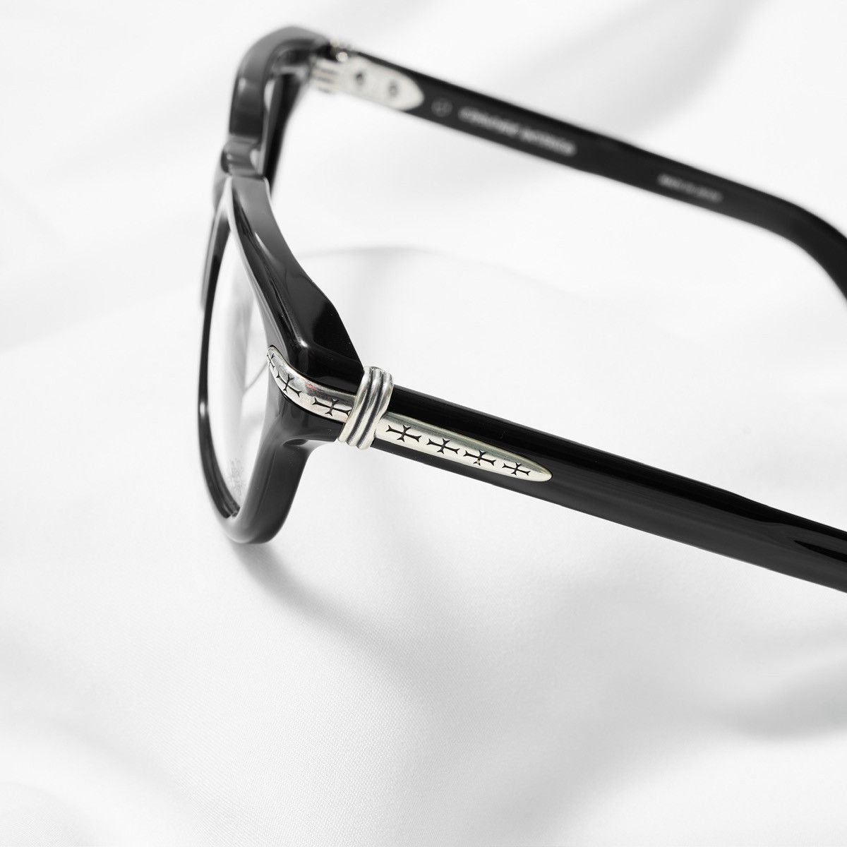 Chrome Hearts CHROME HEARTS TRYPOLEAGAIN BLACK GLASSES Size ONE SIZE - 3 Thumbnail
