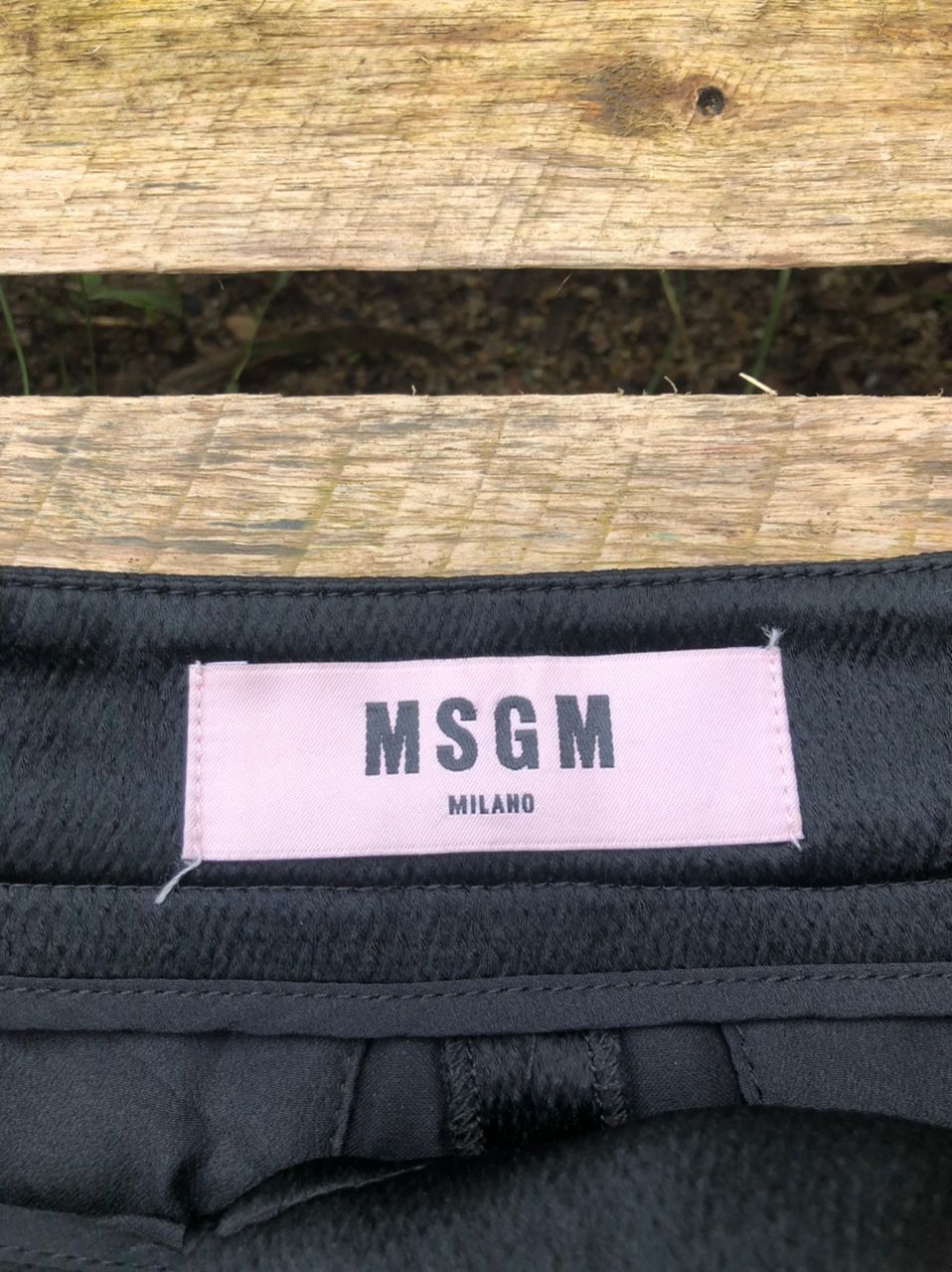 MSGM MSGM Milano Black Pants Made In Italy Size 29" - 3 Thumbnail
