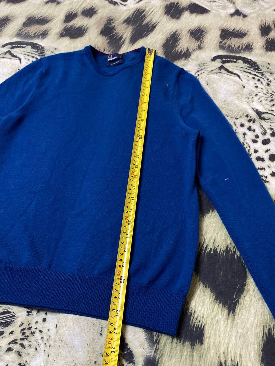 Fred Perry × Vintage Vintage 90s V-neck Fred Perry England logo casual Sweater Size US M / EU 48-50 / 2 - 12 Thumbnail