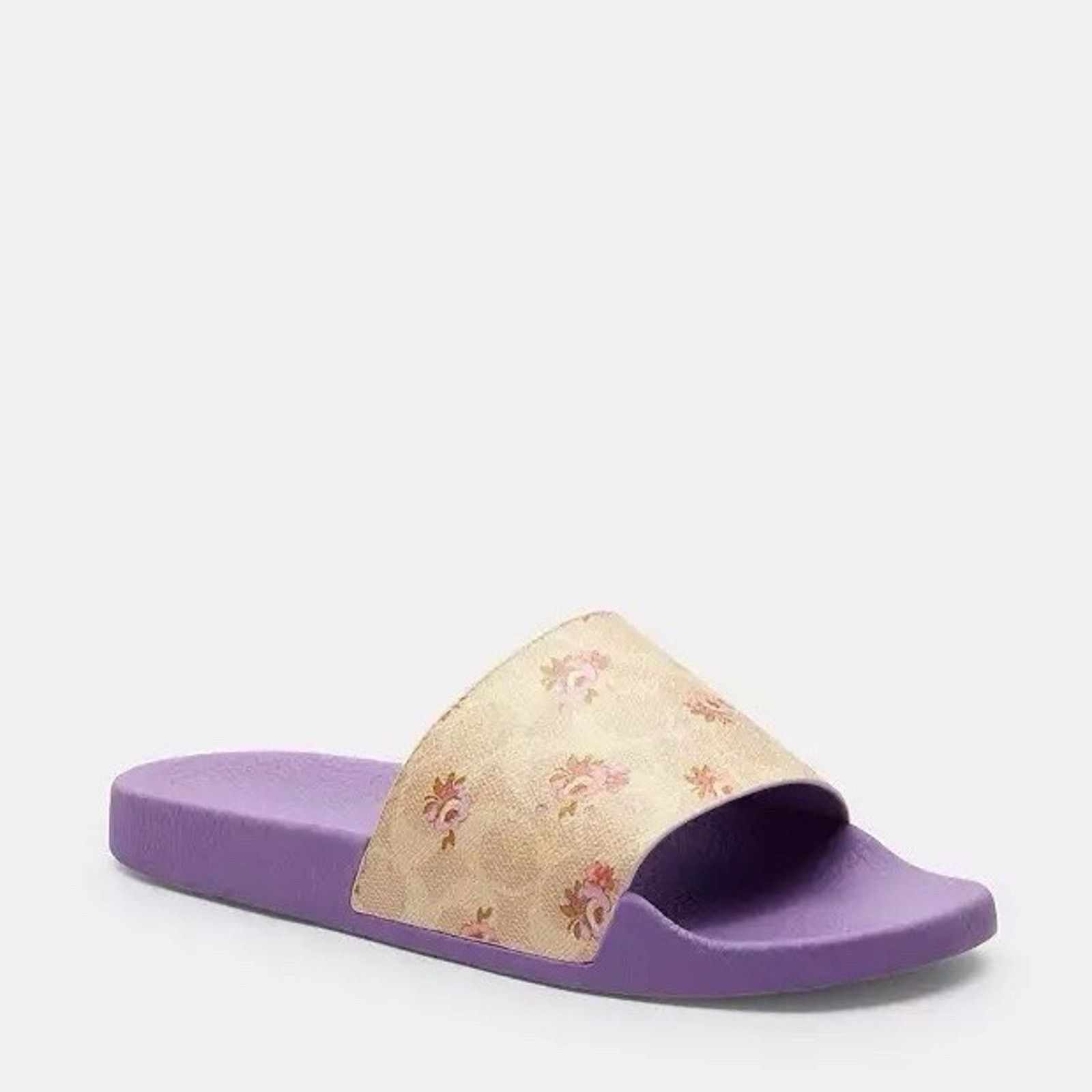 Coach New Coach women Udele Sport Slide Floral Sand CAR30 US 5 Size US 5 / IT 35 - 5 Thumbnail