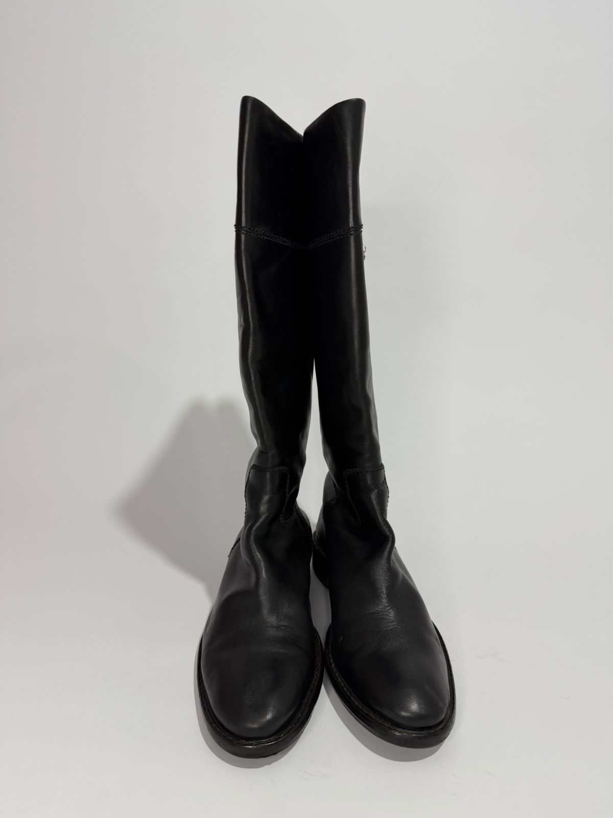 Celine Celine Leather riding boots 37 EU Size US 7 / IT 37 - 3 Thumbnail