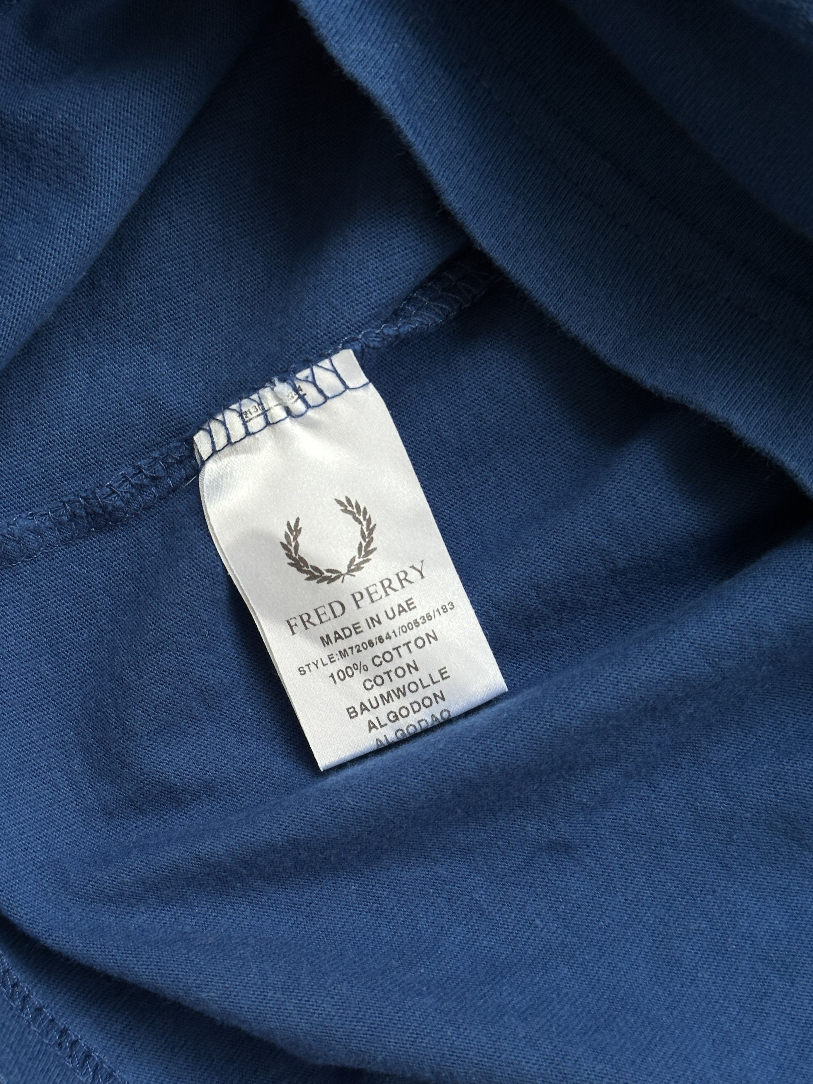 Fred Perry Vintage Fred Perry Blue Tee Shirt Size US S / EU 44-46 / 1 - 5 Thumbnail