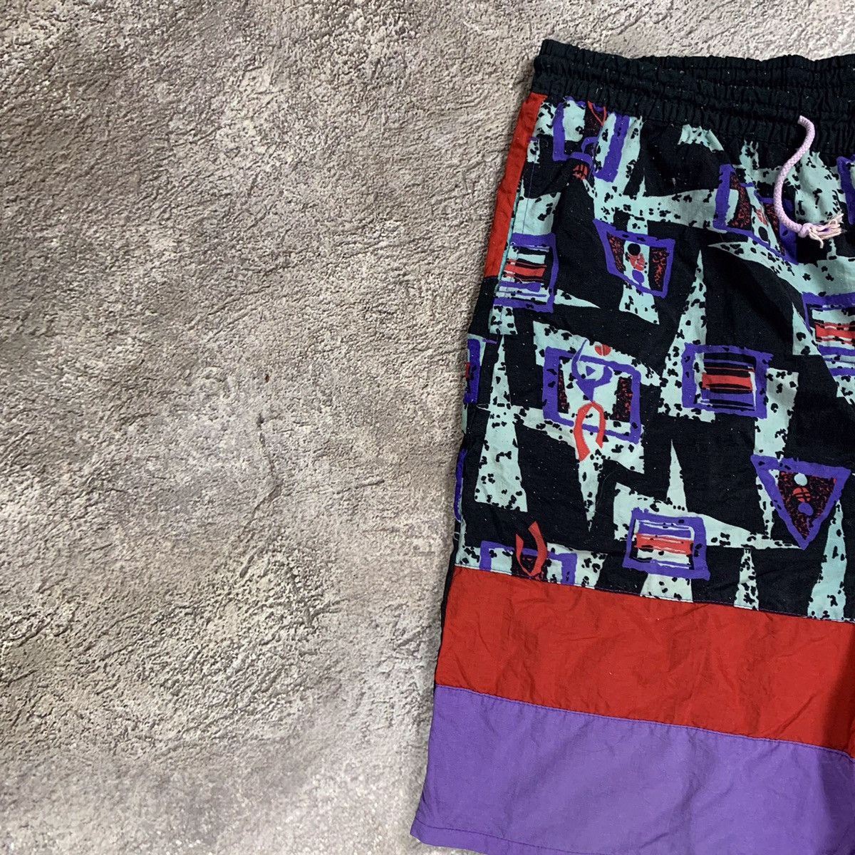 Vintage Vintage Y2K Baggy Swim Shorts Rave Graphic Streetwear 36 Size US 36 / EU 52 - 7 Thumbnail