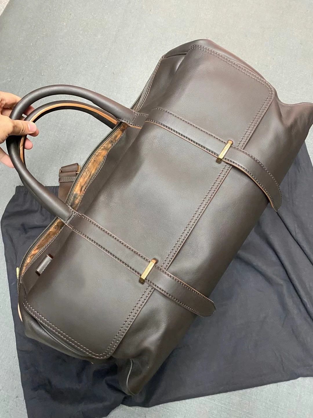 Ermenegildo Zegna Ermenegildo Zegna Leather 95 New Crossbody Bag Size ONE SIZE - 2 Thumbnail