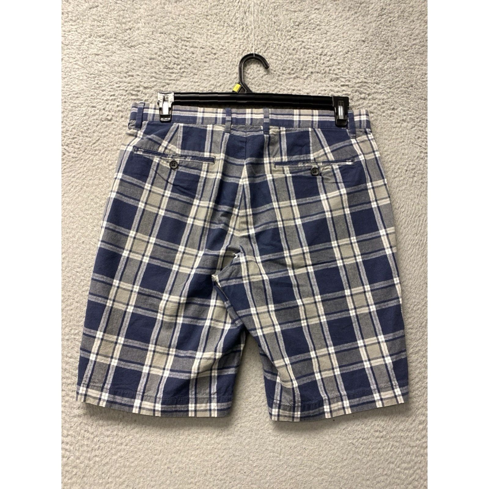 Gap Men's GAP Plaid Walking Shorts Size 33 Casual Chino Bermuda Multicolor Size US 33 - 7 Thumbnail