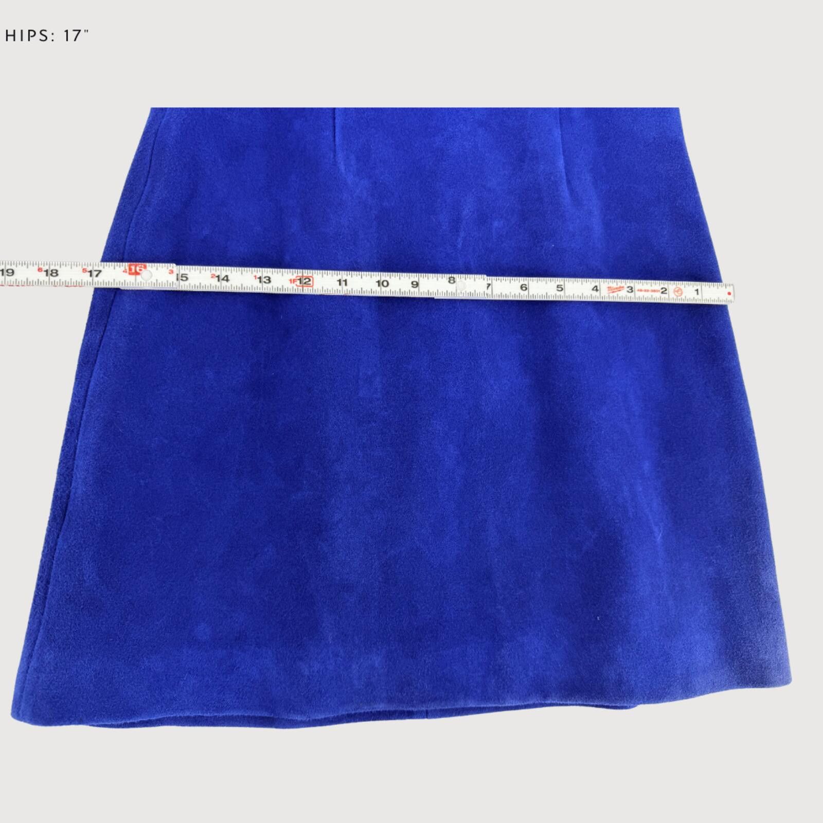 SLY SLY Suede Mini A-Line Dress Blue S Size S / US 4 / IT 40 - 8 Thumbnail