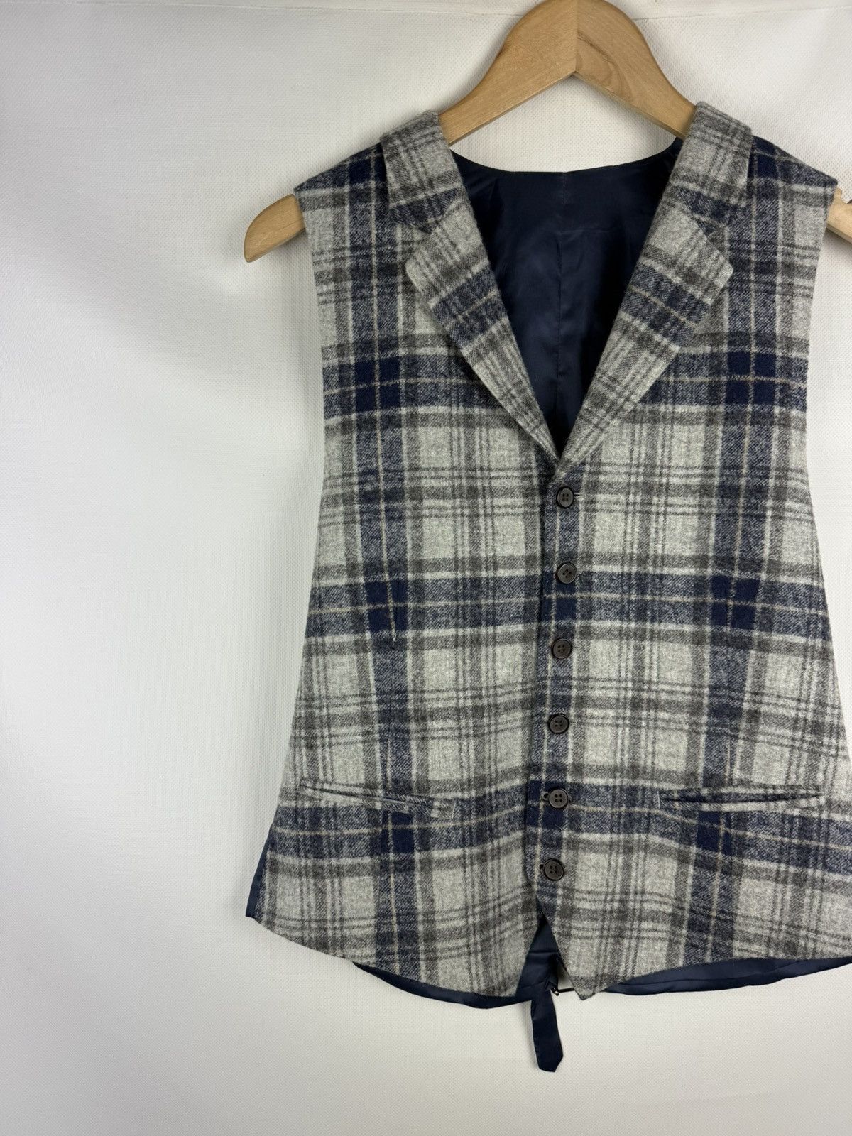 Suitsupply Suitsupply Capetown Men’s Alpaca / Wool Tweed Vest Size 38R - 2 Thumbnail