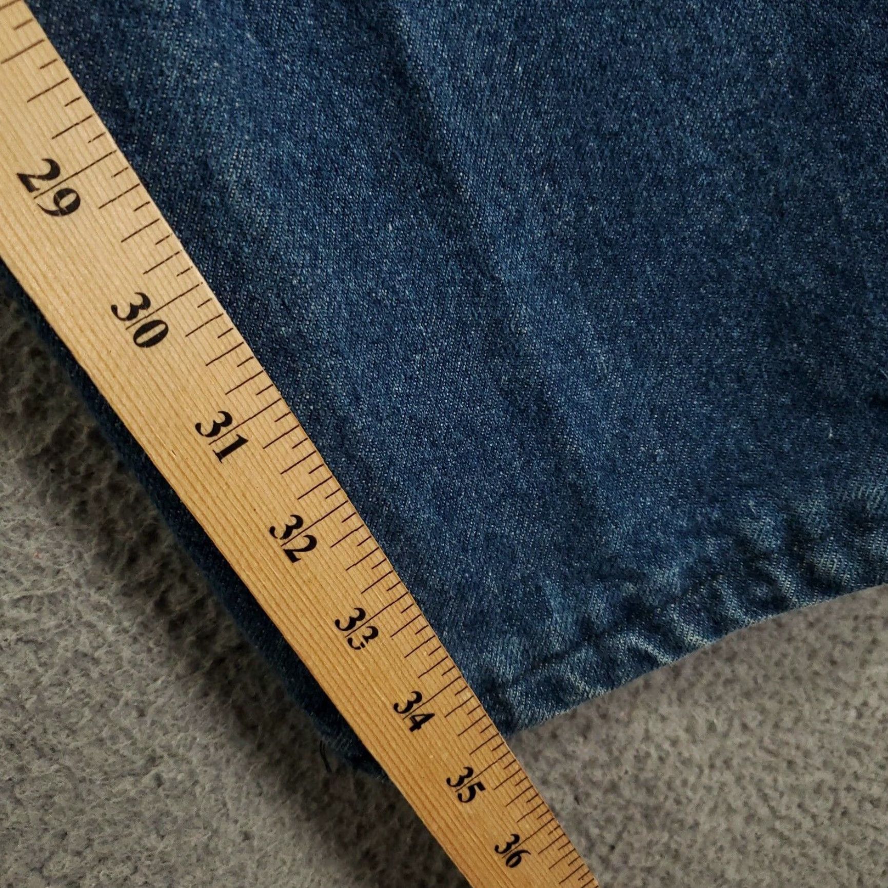 Denime Bulwark Jeans Adult 36x35 Blue Flame-Resistant Reflective Denim FR Workwear Mens Size US 36 / EU 52 - 7 Thumbnail
