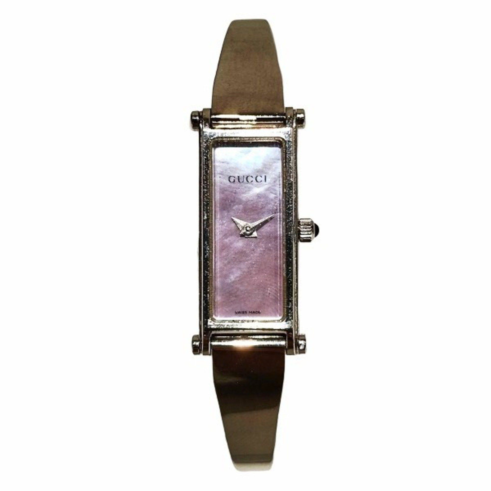 Gucci Bangle Watch 1500L Quartz Women's in Pink
