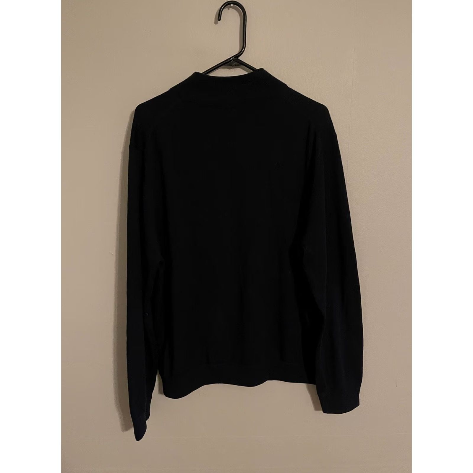 Brooks Brothers Brooks Brothers 346 Sweater Men's XL Navy Extra Fine Merino Wool 1/4 Pullover Size US XL / EU 56 / 4 - 4 Thumbnail