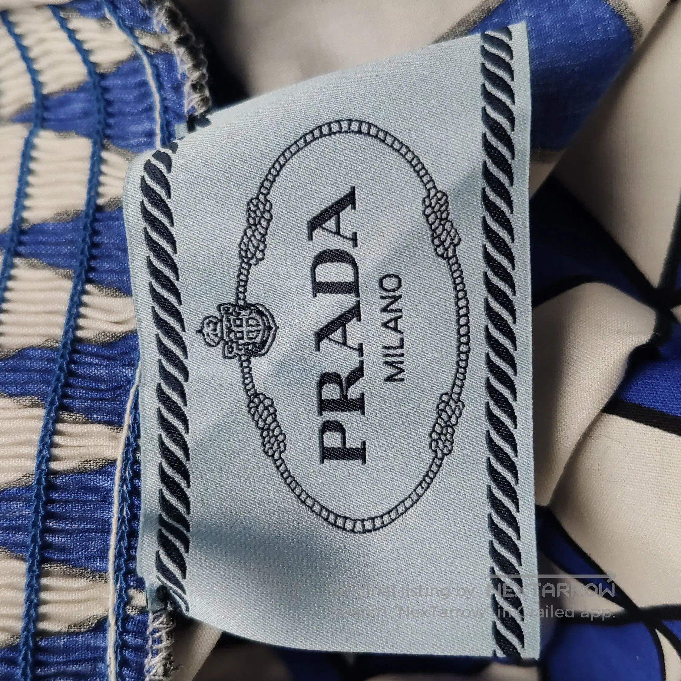 Prada Prada Color Block Cotton Dress Size 44 . Size L / US 10 / IT 46 - 3 Thumbnail