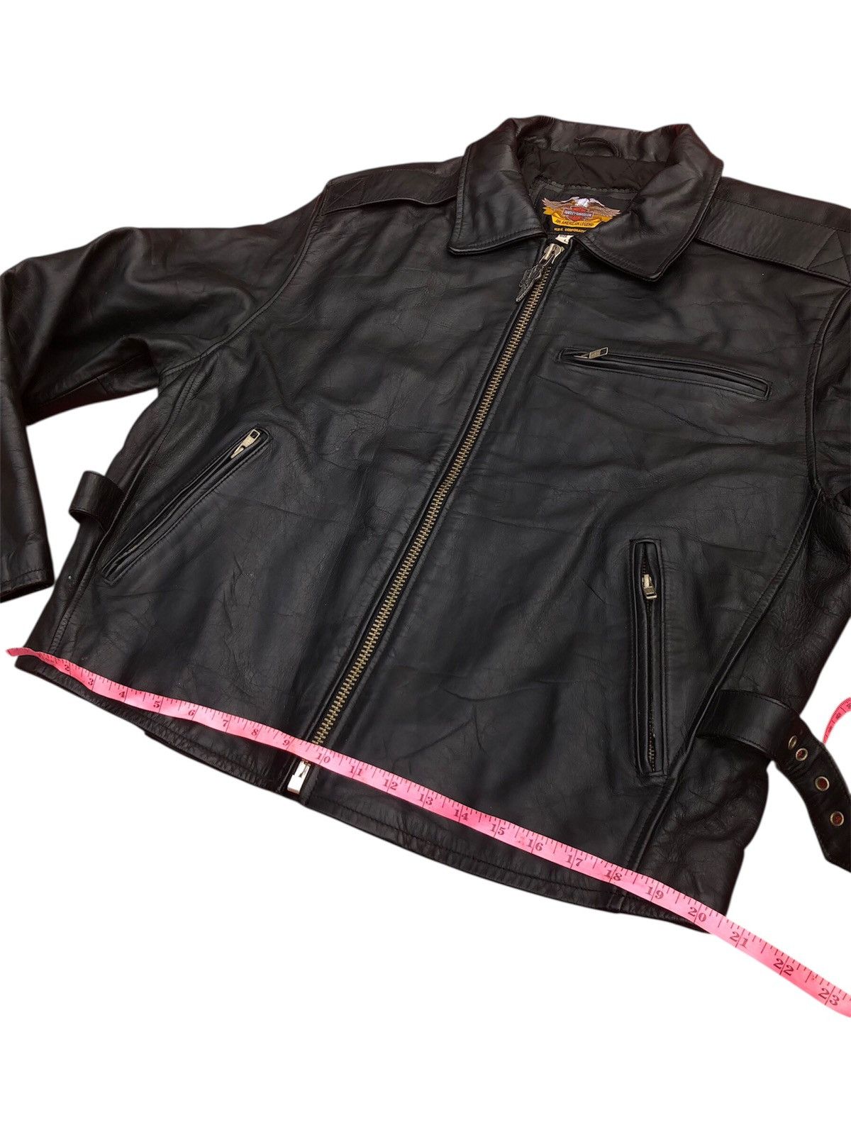 Harley Davidson × Vintage VINTAGE LEATHER JACKET HARLEY-DAVISON Size US L / EU 52-54 / 3 - 23 Thumbnail