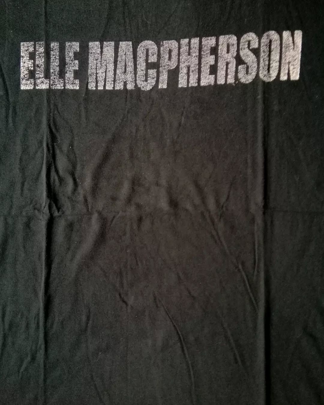 Designer × Zara Zara x Elle Macpherson Spellout Basic Black Tees Size US M / EU 48-50 / 2 - 2 Thumbnail